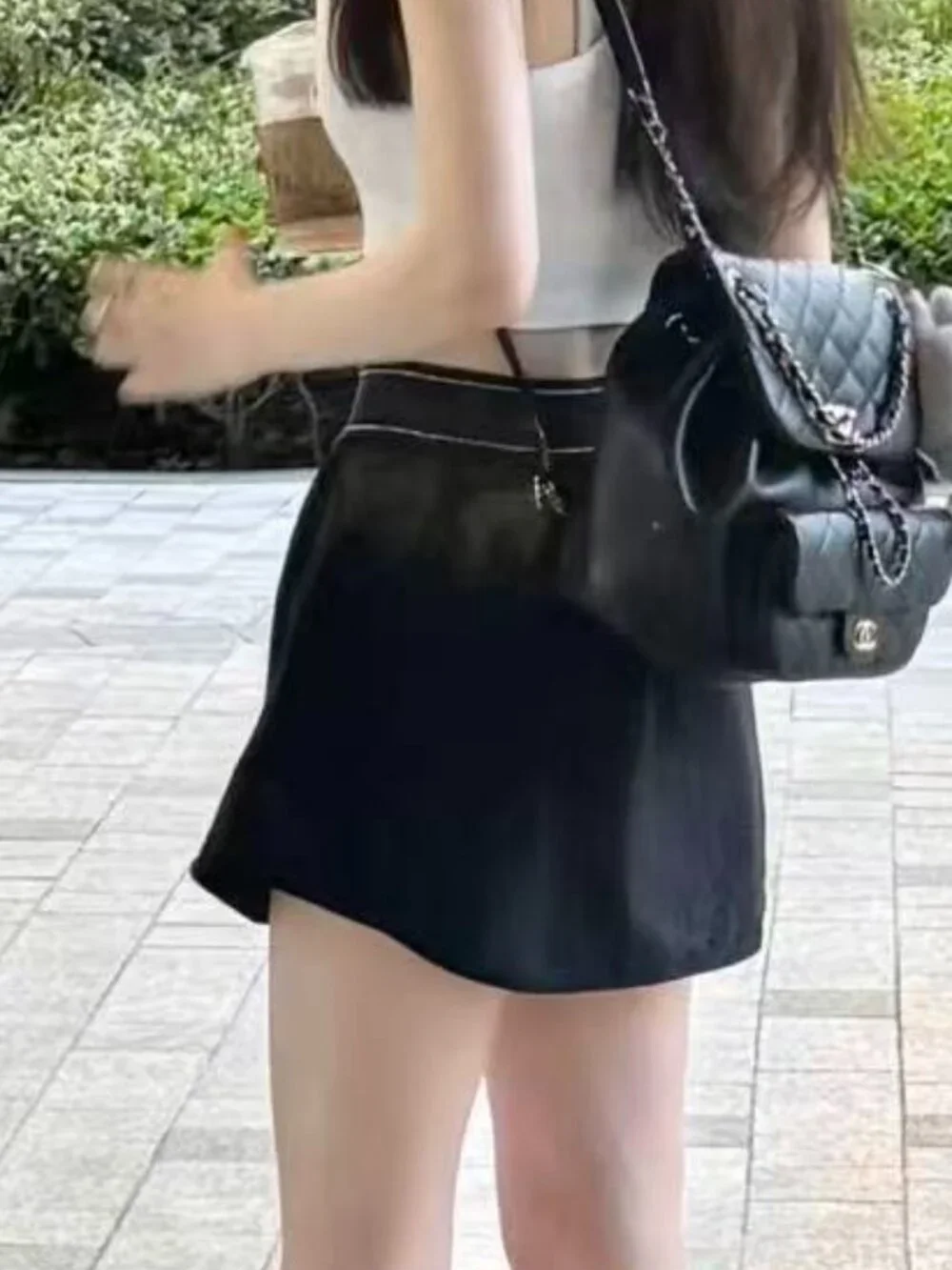 🏖️ALO Yoga Match Point Tennis Skirt Black💘Court to everyday style